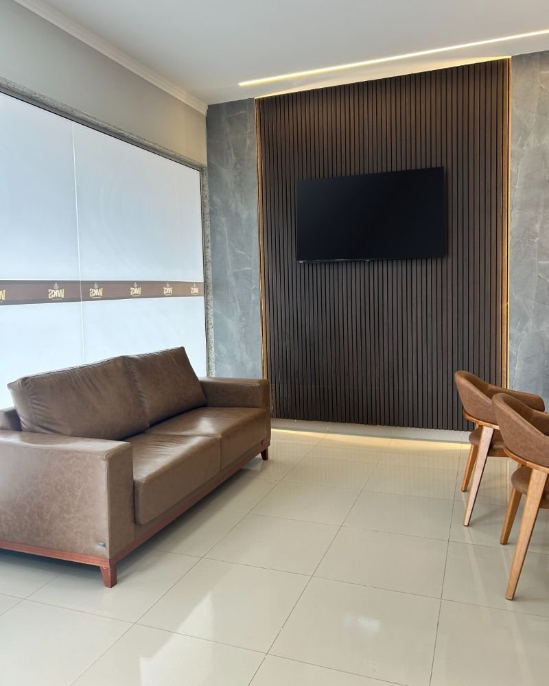 Sala de espera do escritório
